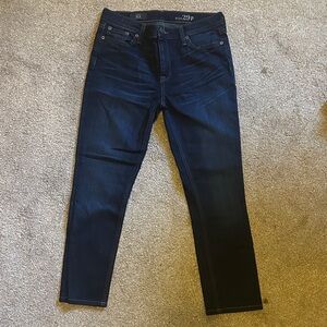 J. Crew Women's Reid Dark Blue Straight Leg Jeans Sz 29P
